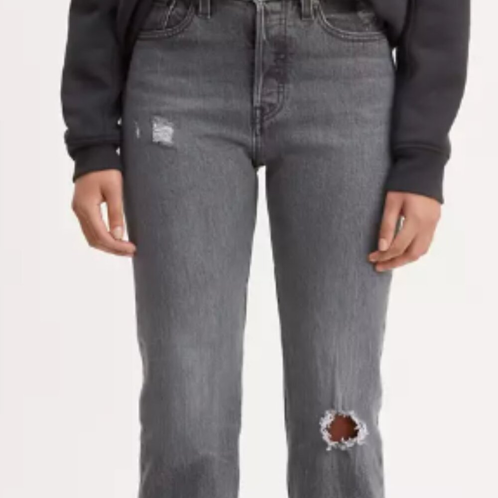 Levi’s Wedgie Straight Fit Women's Jeans Size 27 Cabo Smoke - Grey